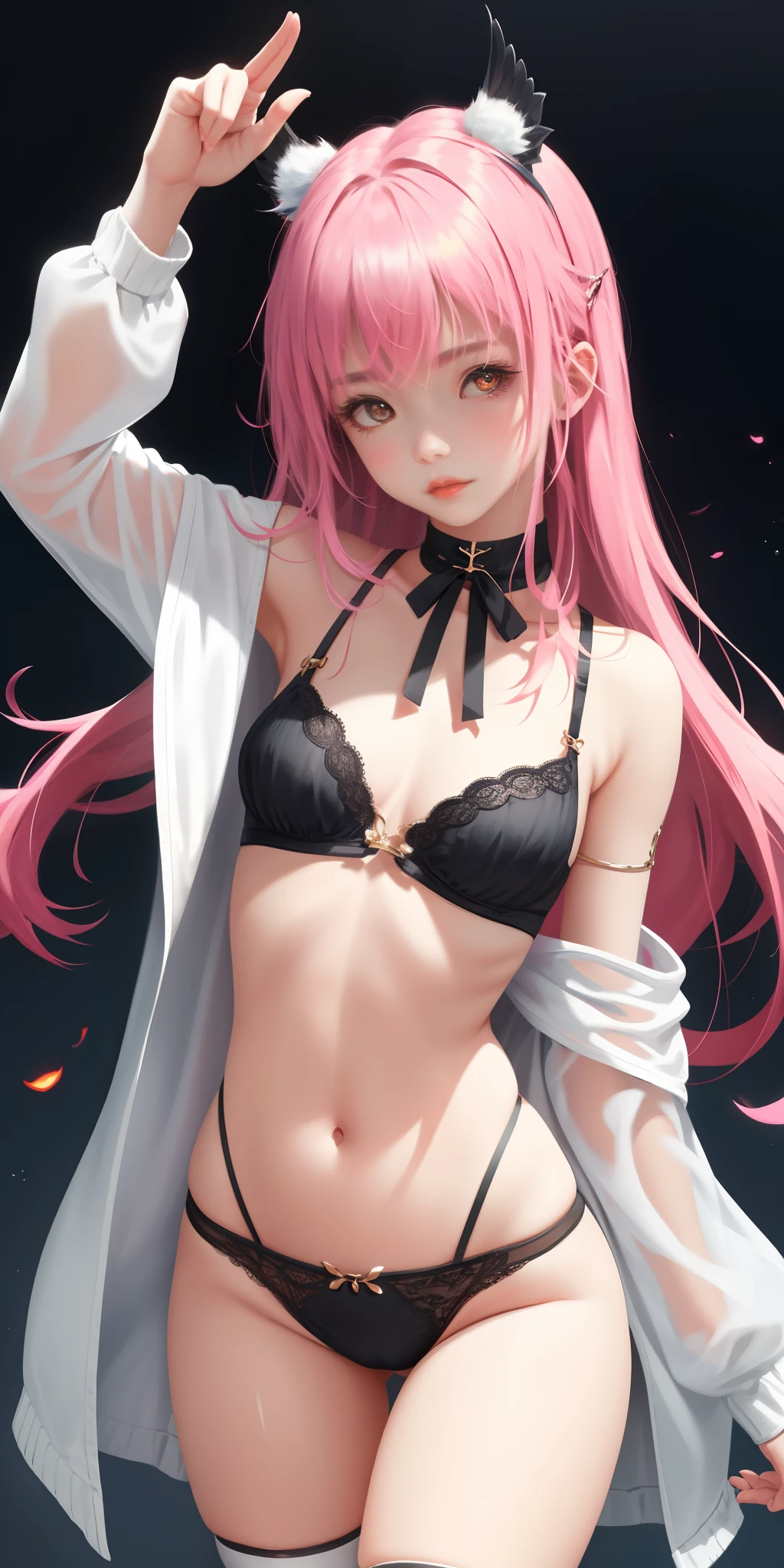 1girl in、AS-Adult、cute underwear、Lingerie with a slinger、full bodyesbian、