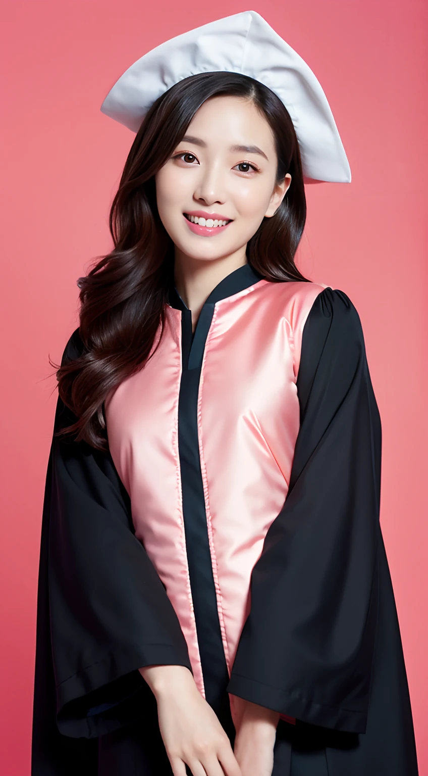 remove watermark, patch with pink background, hands with 5 fingers, wearing a ring on the ring finger