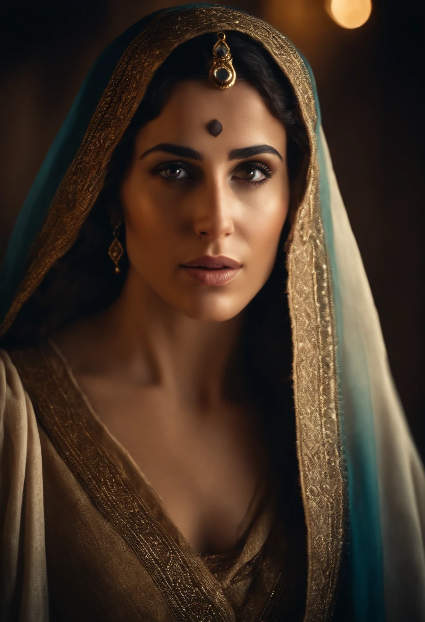 Biblical character Esther bible, beautiful Arab woman