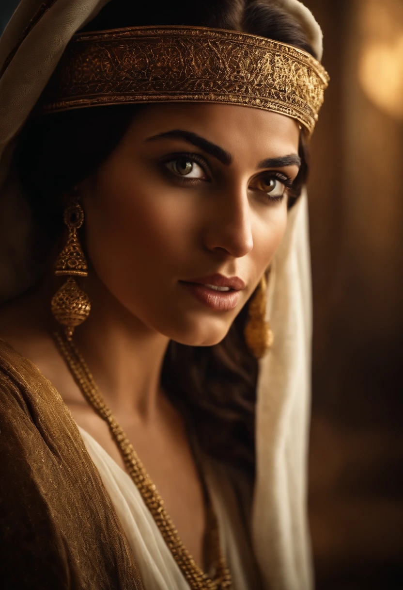 Biblical character Esther bible, beautiful Arab woman