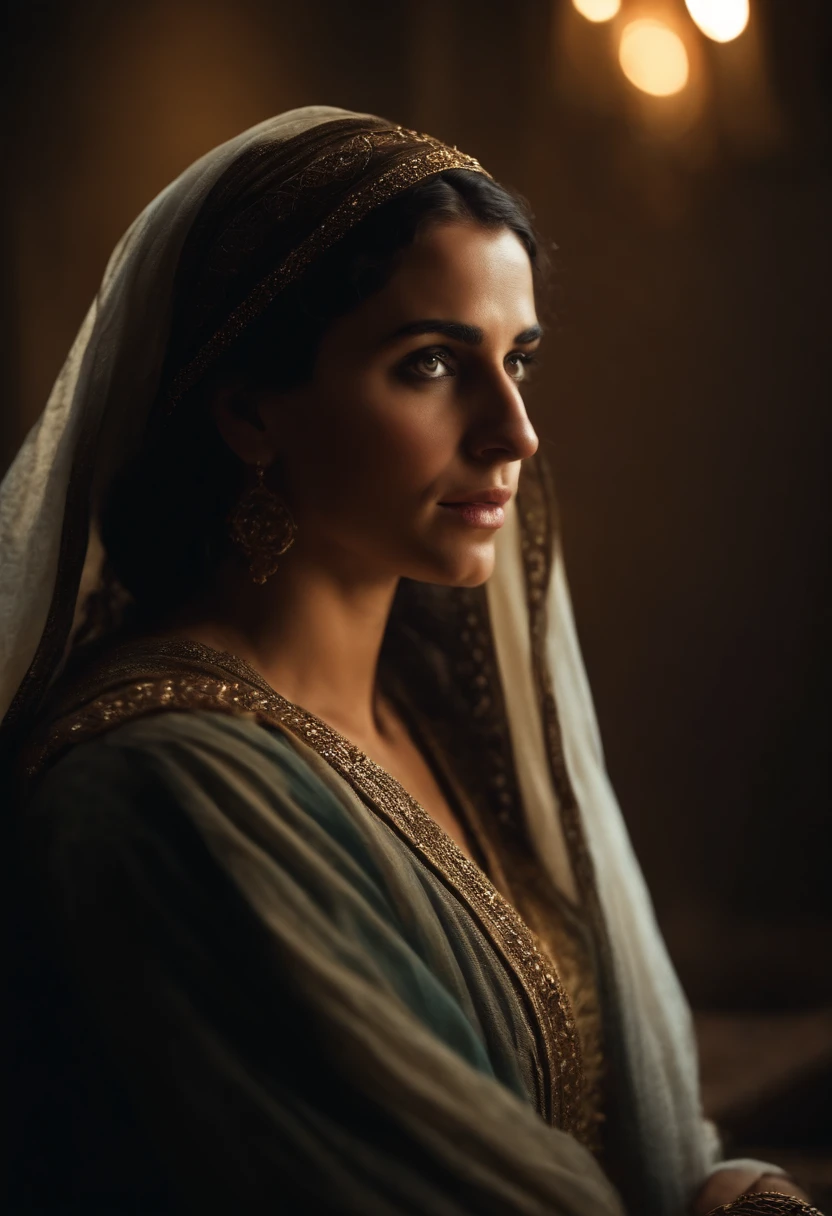 Biblical character Esther bible, beautiful Arab woman