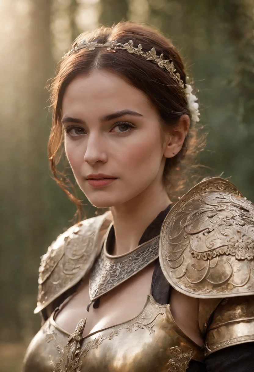 Royal Knights,Historic heavy armor envelops the entire body,Point the knight's sword at the sky,portrait of the,Split Close-up,solemn,flat breast,Modest,humble,Cinematic, nffsw, lowbrow, Convoluted, hiquality, Gorgeous shades, Intricate details, Super Slim;,OC Rendering,J,nsfw,