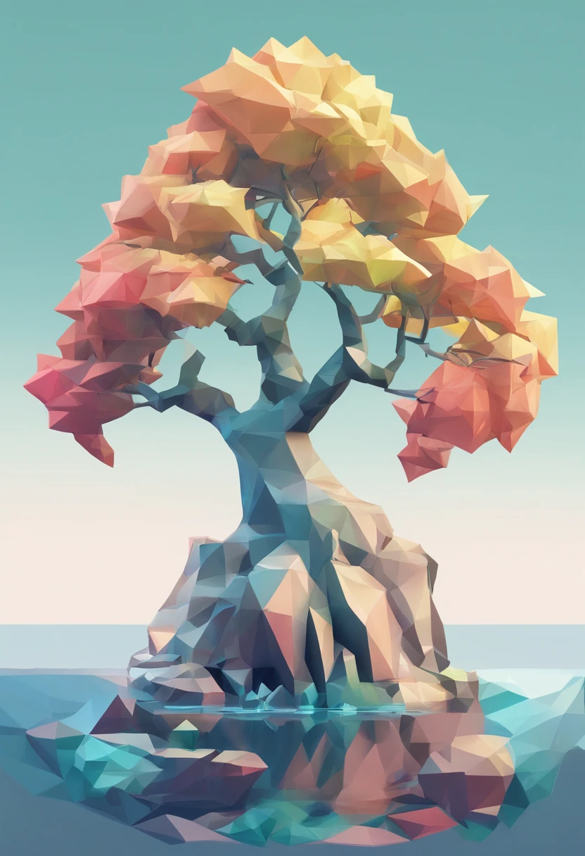 Wise beautiful water tree