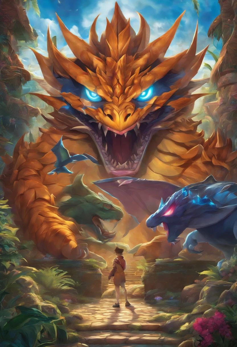 fusion, yu-gi-oh y Pokémon, monstruos, duelo