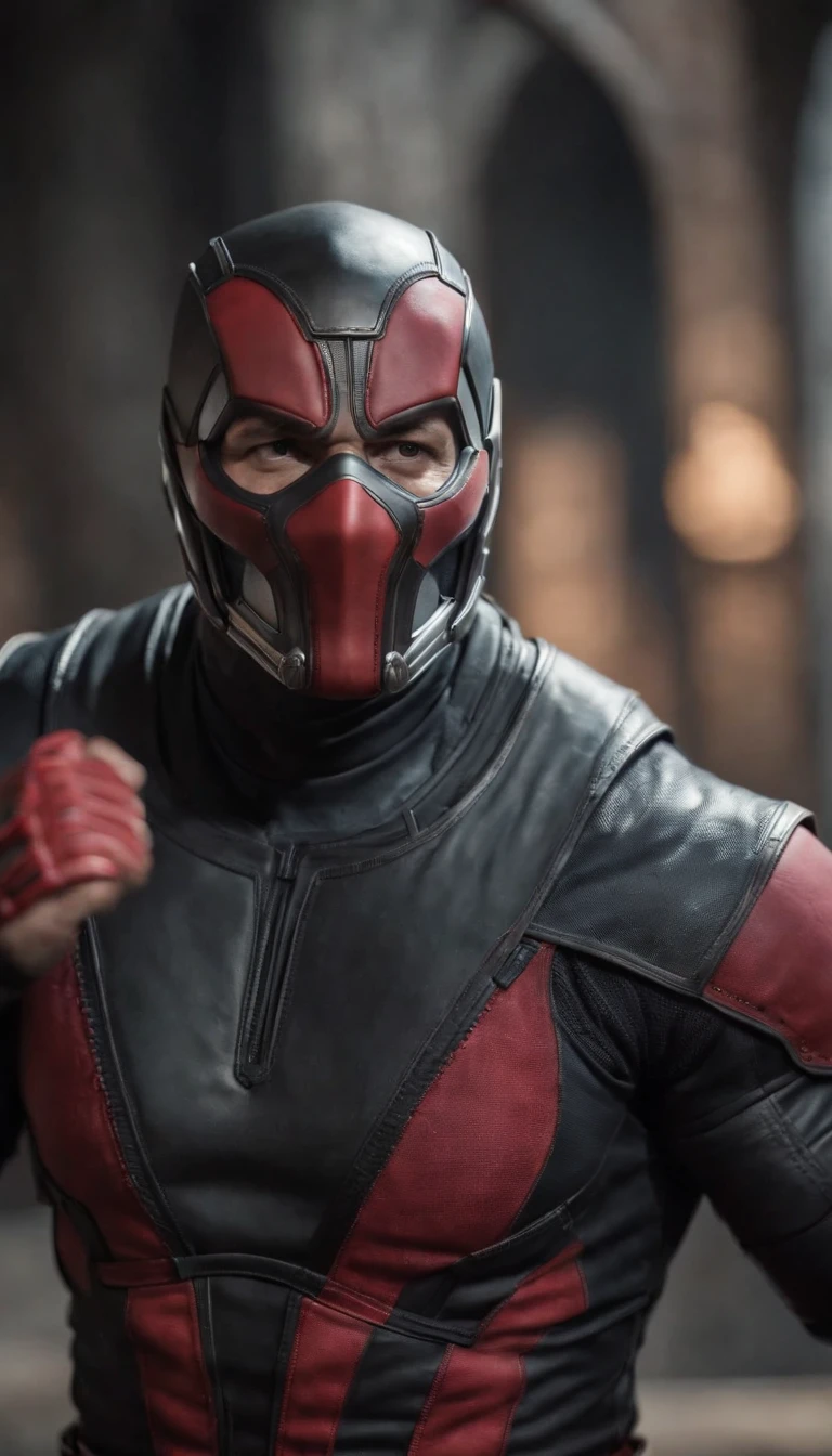 mortal kombat Ant-Man character concept super strong, muscular, ABS, 35mm lens, photography, ultra details, HDR, UHD, 8K