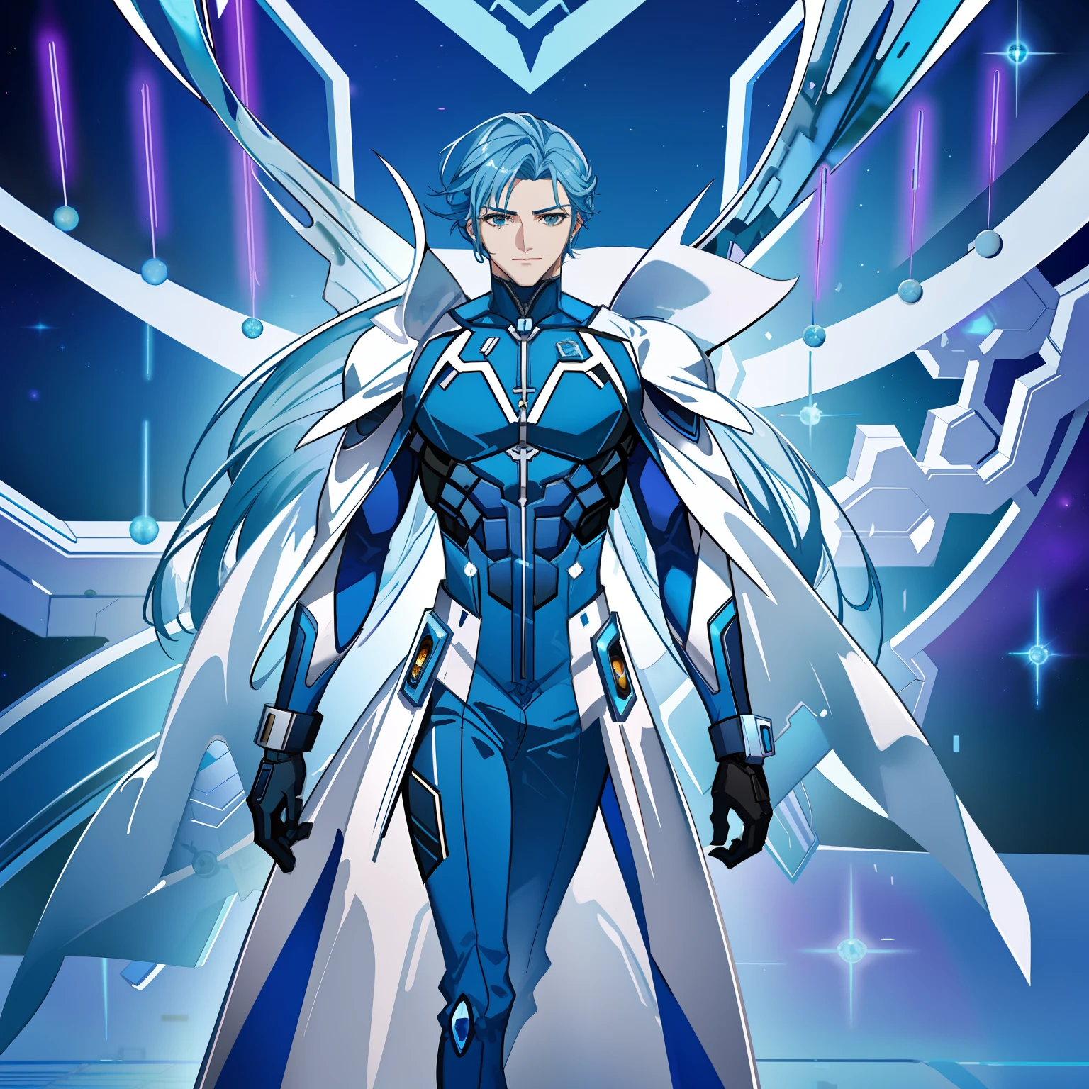 a blue robot man with fairy wings, huge pecs, gray face, standing next to a futuristic luxury car, amazing design, poster design, creative, cartoon - style image of a sexy man dressed as a fairy, extremely detailed artgerm,l, 2. 5 d cgi anime fantasy artwork, fanart best artstation, 8k high quality detailed art, ! dream artgerm, beautiful cyborg angel ma., as a mystical valkyrie, artgerm julie bell beeple, art of silverfox