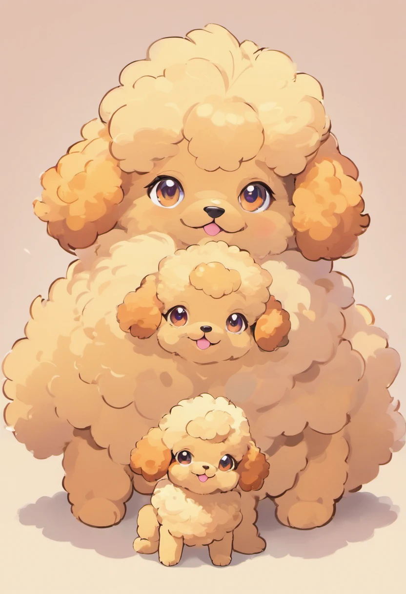 Cozy Toy Poodle family