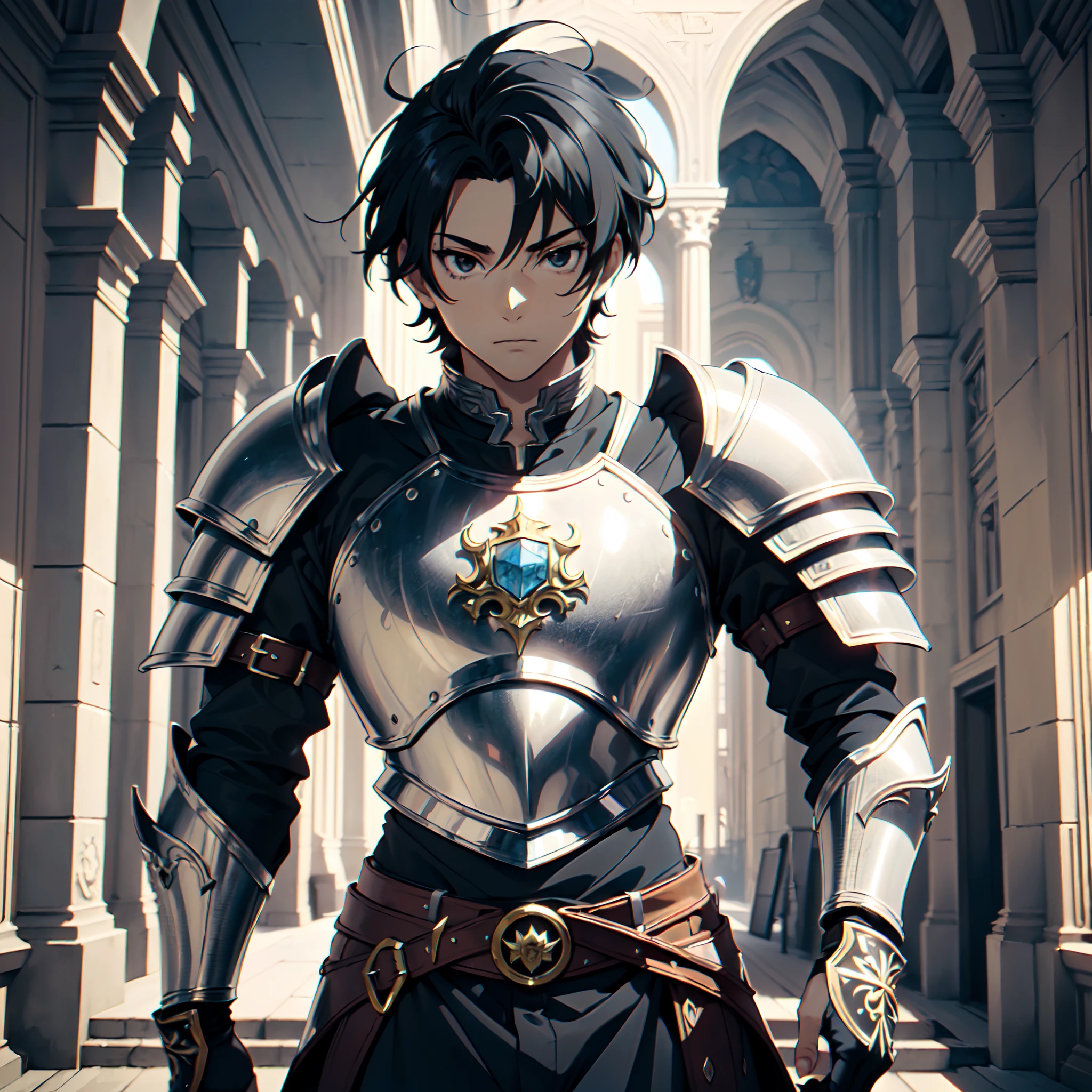 128K Ultra High Definition,
128K Ultra High Quality,
128K Ultra High Resolution,
Best Definition,
Best Quality,
Best Resolution,
Perfectly Detailed,
Perfectly Designed,
Extremely Detailed,
Extremely Designed,
Hyper Detailed,
Hyper Definition,
Hyper Quality,
Hyper Resolution,
Masterpiece,
(((Anime))),
Body Shot,
(((Boy))),
Handsome,
Muscular Body,
(((Black Short Hair))),
(((Black Eyes))),
(((Hyper Detailed & Perfectly Designed Armor Plates))),
(((Hyper Detailed & Perfectly Designed Baron Armor))),
(((Inside Of Medieval Royal Palace Background Scenery))),