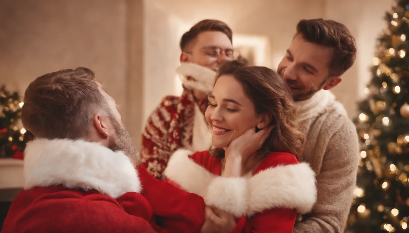 Christmas Eve,Full of happiness,An atmosphere that makes you smile