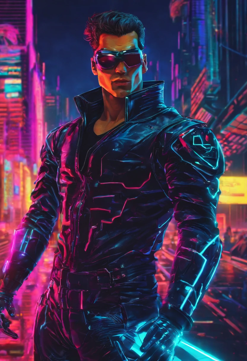 A young 25 years male superhero in black costume,closeup shot,4k image