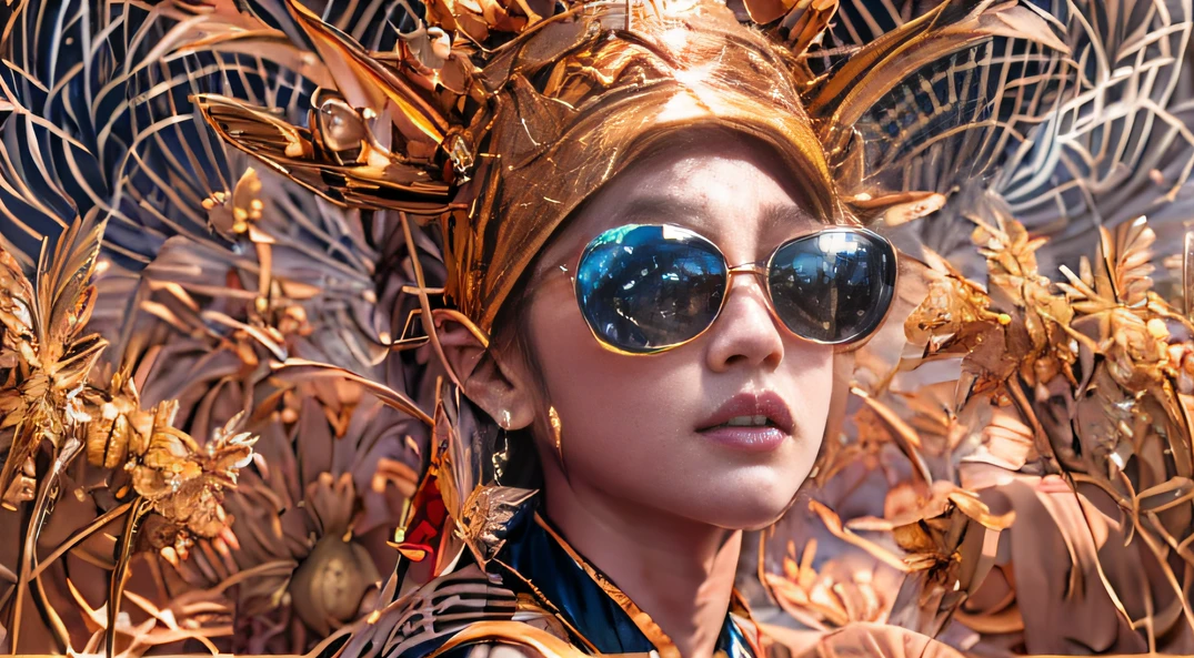 8K（tmasterpiece，k hd，hyper HD，32K）Long flowing black hair，National Canyon Park，Goddess of water control ，Silver bat copper deer（realisticlying：1.8），Flame dragon pattern robe，Pass the pink headdress，The leaves flutter，The canyon background is pure，Hold your head high，Be proud，The nostrils look at people， A high resolution， the detail，autumnal， RAW photogr， Sharp Re， Nikon D850 Film Stock Photo by Jefferies Lee 4 Kodak Portra 400 Camera F1.6 shots, Rich colors, ultra-realistic vivid textures, Dramatic lighting, Unreal Engine Art Station Trend, cinestir 800，Hold your head high，Be proud，The nostrils look at people