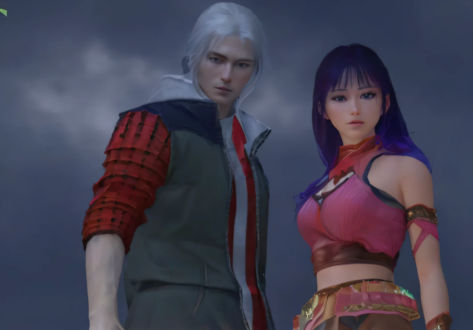 male people,shoun,White hair,Honey-colored skin,red led eyes,Purple attire,There are dull hairs,Barefoot 。priest,Characters in Genshin,Thunder is the Eye of Meru,Xeno,One guy,pretty,A desert,mistic