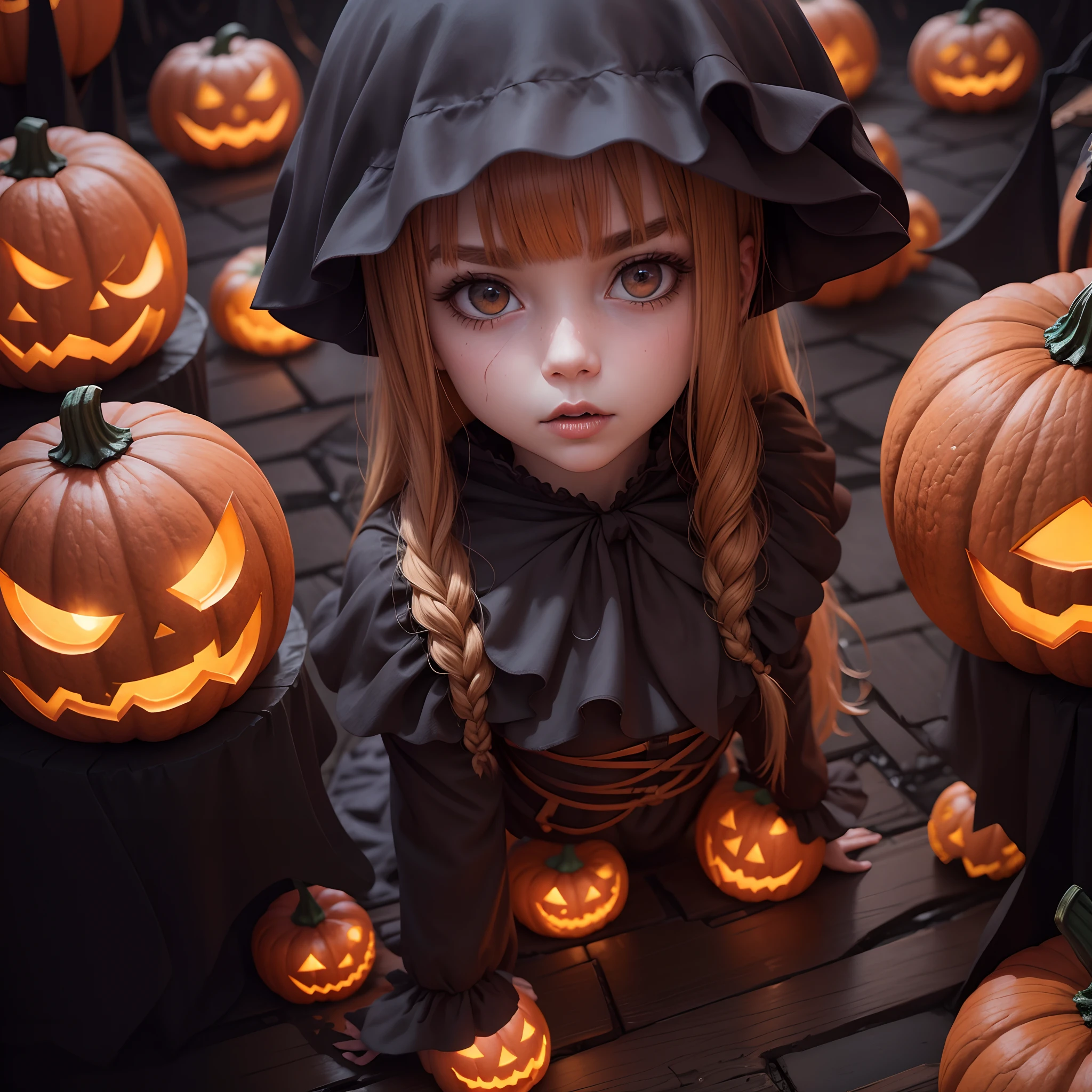 Halloween Trick or Treat, Season Autumn, pumpkin, boy, cute, beautiful,