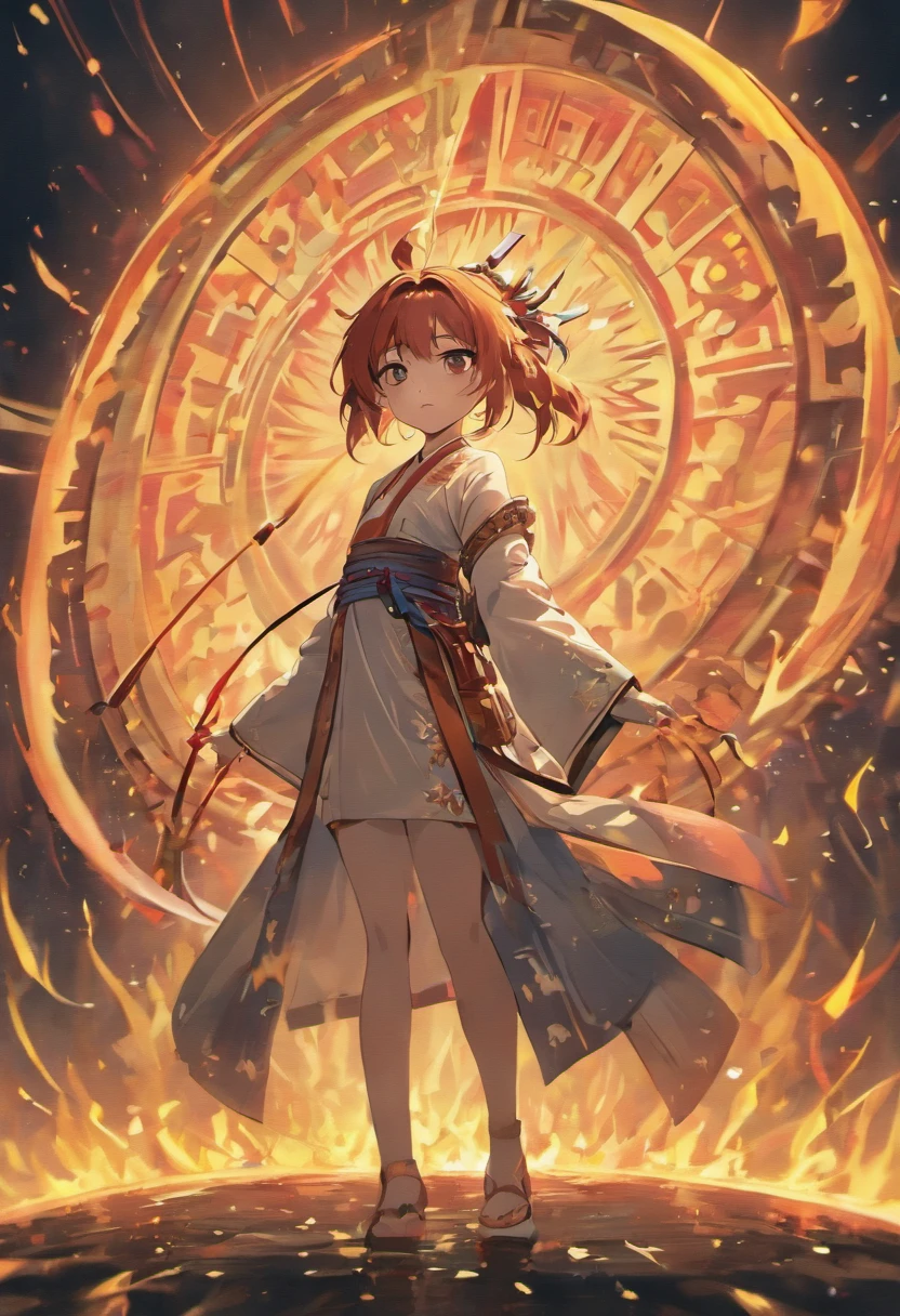 (Best quality,4K,8K,A high resolution,Masterpiece:1.2),Ultra-detailed,(Realistic,Photorealistic,photo-realistic:1.37),Chinese Taoist compass, Burning Chinese talismans, Mahogany sword, Traditional ink painting, Ancient calligraphy, Enigmatic Atmosphere, Vibrant colors, Ethereal lighting