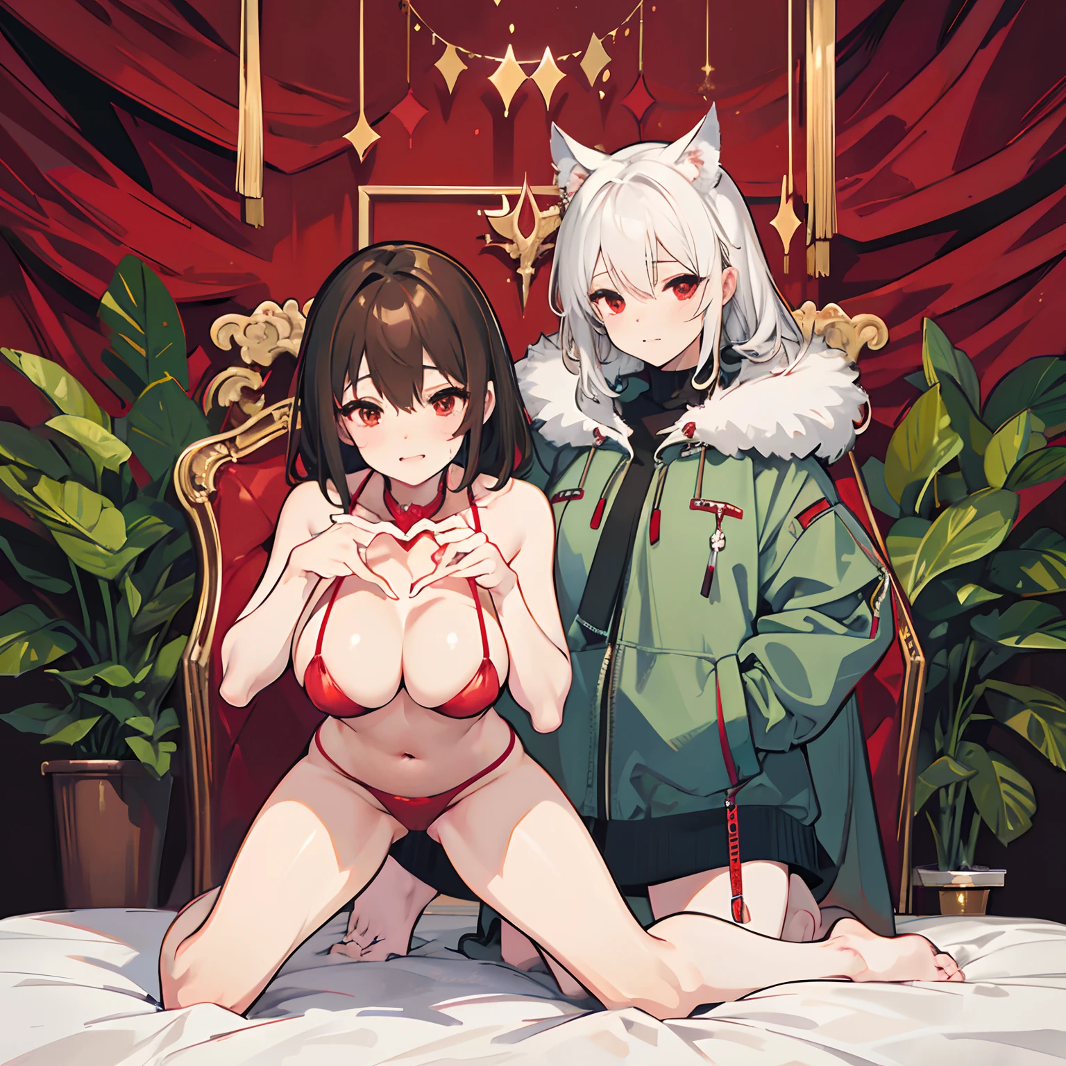 Adult film shooting,Adult movie star,Top prostitutes,Nipple patches,X-rated,undertale,chara,red - eyed,Charming,Evil laughter,sexy for,green color,brown pubic fur,red colour,Open chest and breasts,Open navel,pantyless,no-bra,stocklings,Full body standing painting,tempting pose,with short brown hair,Stripper,Be red in the face,Lust,Hand repair,the detail,Sex clothes,k hd,Cocked buttocks,love heart,jade foot,Expose the chest,Vest line,with an open crotch,Dress revealingly,flesh body,Obscene lines,痴女,Close to the original,illustration,CG,slaves,Bed,anime big breast,quadratic element(Optimal image quality,tmasterpiece,sexual appetite)