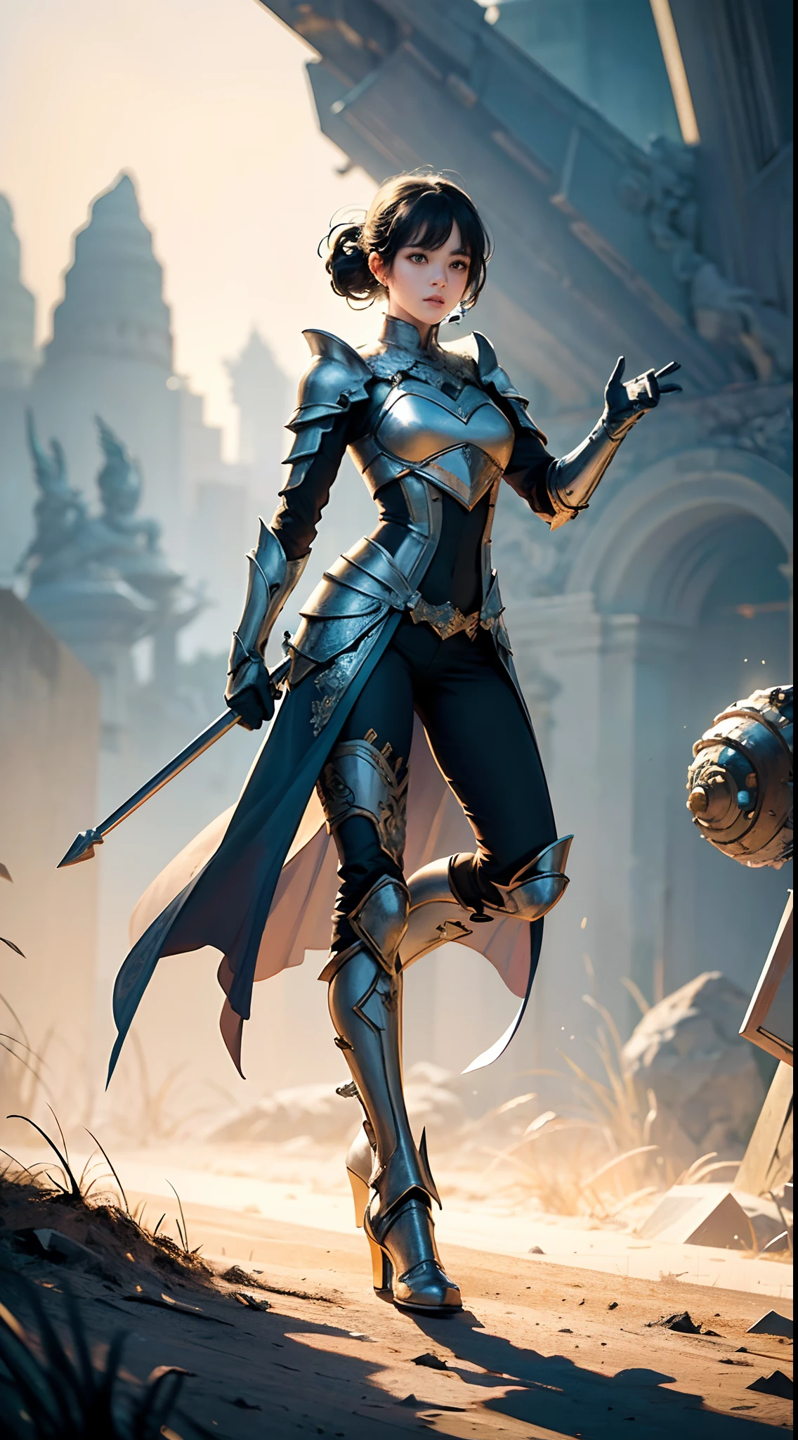 ,and white background, Intricate details，(fully body photo),  Full body character design，Solo, 1 Knight，Glowing Particle Effects，standing on your feet，ln the forest，fine art photography，(Movie Angle: 1.2), streetview,(1 boy, ),(Best quality, Detailed details, Masterpiece, offcial art, movie light effect, 4K)