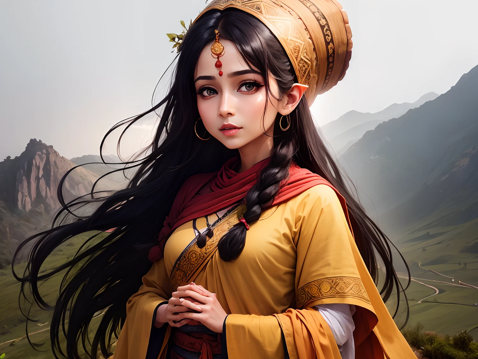 Change background beautiful neacher