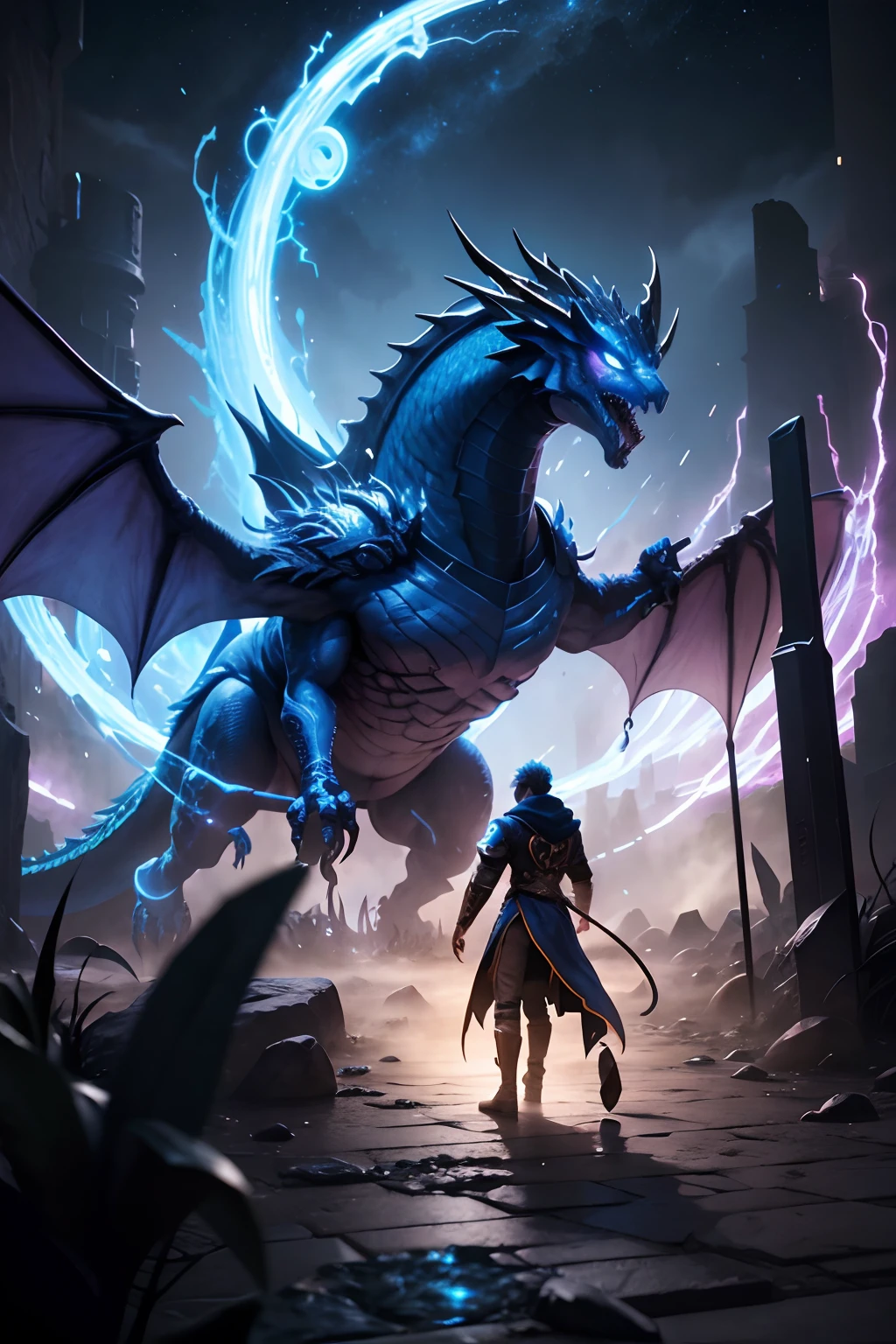 jace berelen against nico bolas, the elder dragon in the nexus, a place outside of time and space