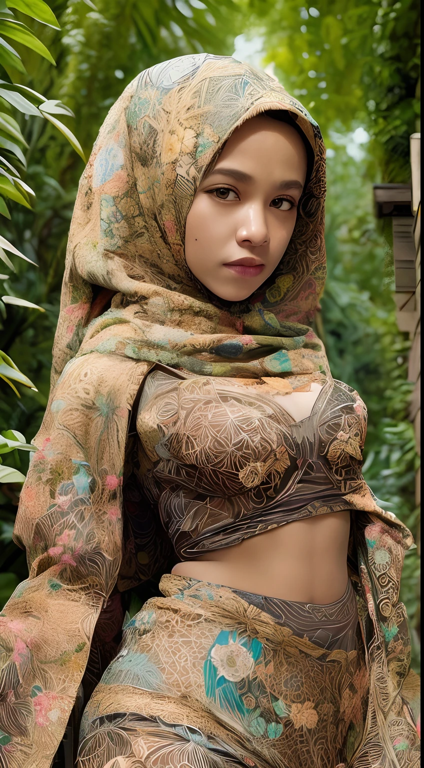 (((Malay prostitute, Malay gorgeous, Malay beauties))), 3girls, Look at viewer (((3 womans:1.5))) (((3 womans:1.5, womans standing full naked and nudes))) (((Perfect hijab))) (((blurry background, eye focus, cowboy shot, island beach background, facing front, dramatic light, cinematic light, realistic, realism))) ((Standing:1.5 (((NSFW Girlsis naked and nude, pink tit's))), Realistic, 3 malay girls, hijab, face enhancement, face extra large zoom, selfie, look up, stare at me, cleavage emphasis, smile, sit on bed, wear pastel color Lace Satin Cami Night Dress, Aesthetics of the female body in hijab, Serene setting, Sunlight filtering through leaves, Beautifully detailed clothing, intricate hijab patterns, Cultural immersion, Ethnic diversity, Feminine elegance. 3D Octane rendering, ray tracing, super detailing viewer, close-up.Malay girl with hijab, Eye makeup (((highest quality)), (super detailed), 2 girls, (iridescent hair, colorful hair, half blue and half pink hair: 1.2), (Gorgeous Malay Girls: 1.2), outdoor, bangs, smile, sky blue eyes, perfect hands, perfect hands, hand details, corrected fingers. Earrings, big breasts, high quality, ultra detail, 8k, action pose, cinematic lighting, lot of smoke effect, dramatic action, fighting pose, style raw, 35mm lense, low angle Shot, Deep Focus cinematography effect, Natural Lighting, cool-toned color grading, high quality, ultra detail, 8k resolution, using Canon EOS C700, Best quality, high resolution, Masterpiece: 1.3, Beautiful Malay hijab girl, Masterpiece, Soft smile, Realistic, Charming eyes, Glowing eyes, Parted lips, Modest attire, Malay traditional hijab, graceful figure, Aesthetics of the female body in hijab, Serene setting, Sunlight filtering through leaves, Beautifully detailed clothing, intricate hijab patterns, Cultural immersion, Ethnic diversity, Feminine elegance. 3D Octane rendering, ray tracing, super detailing viewer, close-up.Malay girl with hijab, Eye makeup (((highest quality)), (super detailed),