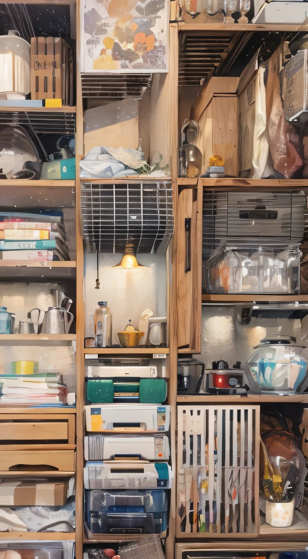 Realistic painting,Illustration compartments