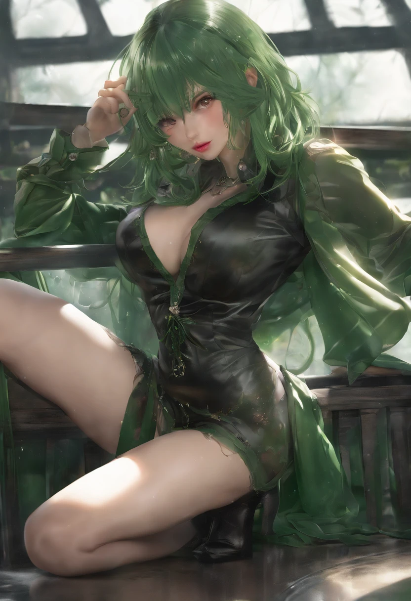 (surreal), (illustration), (high resolution), (8K), (very detailed), (best illustration), (smart short black hair), (beautiful and detailed black eyes), (best quality), (super detailed), (masterpiece), (wallpaper), (detailed face), solo, (dynamic pose), 1 female, (Japanese girl), open legs, insertion, transparent sludge, bathroom shower, tummy down, green sludge, open legs, lower body closeup, glowing skin, slim, Model, Finger insertion into, Massage, Firm elastic medium breasts, Round plump elastic buttocks, sheer, moaning, enjoyment, looking at the audience, (no bra), (), , show off, green sludge on hair and skin, Shocked Asian woman covered in green sludge, green sludge dripping, greenish liquid, green slime, green sludge everywhere, character is covered in liquid, sludge, dripping goo, oozing wet and slimy, beautiful green liquid, expressing humiliation