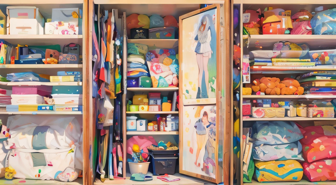 Realistic painting，Illustration compartments
