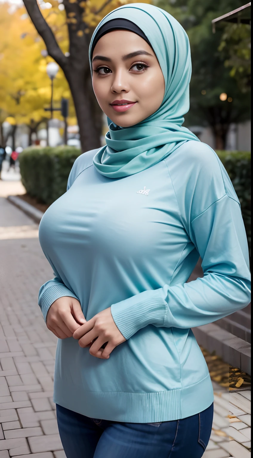 the beautiful,slender thin and prettiest Asian muslimah adult girl with beautiful cheeks wears marble art patterned print lycra turtleneck unitard catsuit covered with seamless spots and always wear marble art patterned print lycra elastane stretchy dance wear hijab covered with seamless spots.She is in the appartment