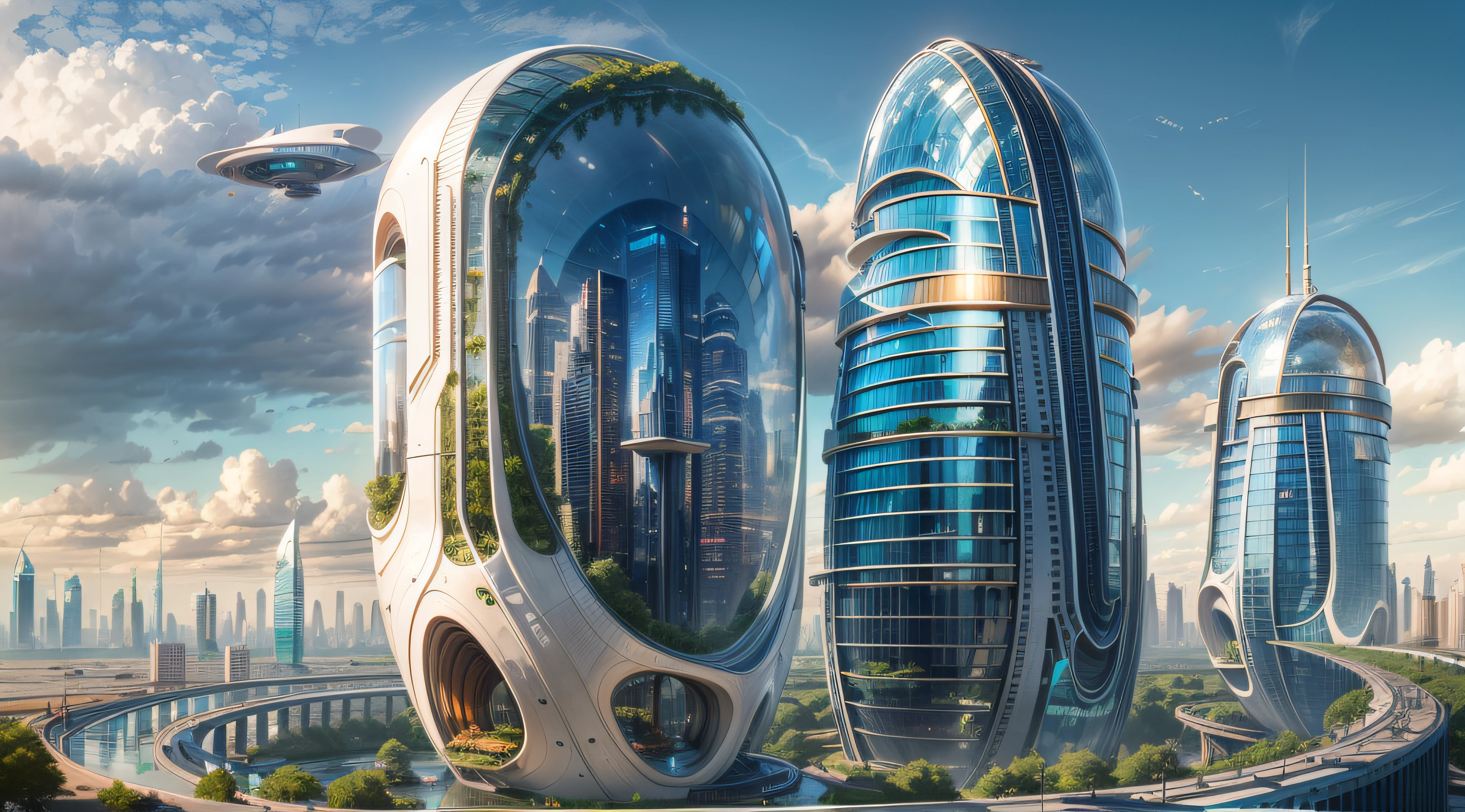 (Best quality,4K,8K,A high resolution,Masterpiece:1.2),Ultra-detailed,(Realistic,Photorealistic,photo-realistic:1.37),Futuristic floating city,Futuristic technology,Huge urban high-tech tablet platform,Airship,Floating in the sky,Futuristic city,Small airships around,High-tech hemispherical platform,Colorful lights,Advanced architecture,modernn architecture,skyscrapper,Access the cloud,Scenic beauty,view over city,Impressive design,Blend seamlessly with nature,energetic and vibrant atmosphere,Futuristic transportation system,Hanging parking,Transparent path,Lush greenery,Sky gardens,cascading waterfalls,Magnificent skyline,reflections on the water,Sparkling river,Architectural innovation,futuristic skyscrapers,Transparent dome,The shape of the building is unusual,Elevated walkway,Impressive skyline,Glowing lights,Futuristic technology,Minimalist design,Scenic spots,Panoramic view,Cloud Piercing Tower,Vibrant colors,epic sunrise,epic sunset,Dazzling light display,magical ambiance,The future city,Urban Utopia,LuxuryLifestyle,Innovative energy,sustainable development,Smart city technology,Advanced infrastructure,Tranquil atmosphere,Nature and technology live in harmony,Awesome cityscape,Unprecedented urban planning,Architecture connects seamlessly with nature,High-tech metropolis,A cutting-edge engineering marvel,The future of urban living,Visionary architectural concept,Energy-efficient buildings,Harmony with the environment,A city floating above the clouds,Utopian dreams become reality,The possibilities are endless,State-of-the-art transportation network,Green energy integration,Innovative materials,Impressive holographic display,Advanced communication system,Breathtaking aerial view,Quiet and peaceful environment,Modernist aesthetics,Ethereal beauty