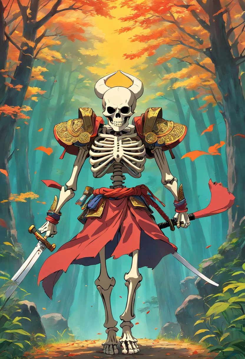 samurai skeleton