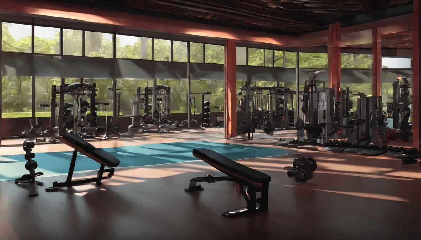 Weight Room,Style Anime