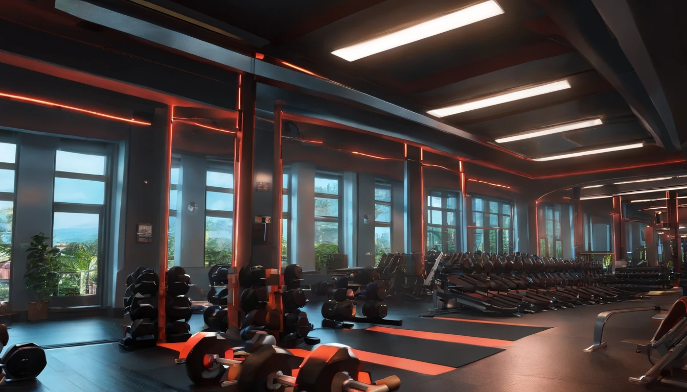 Weight Room,Style Anime