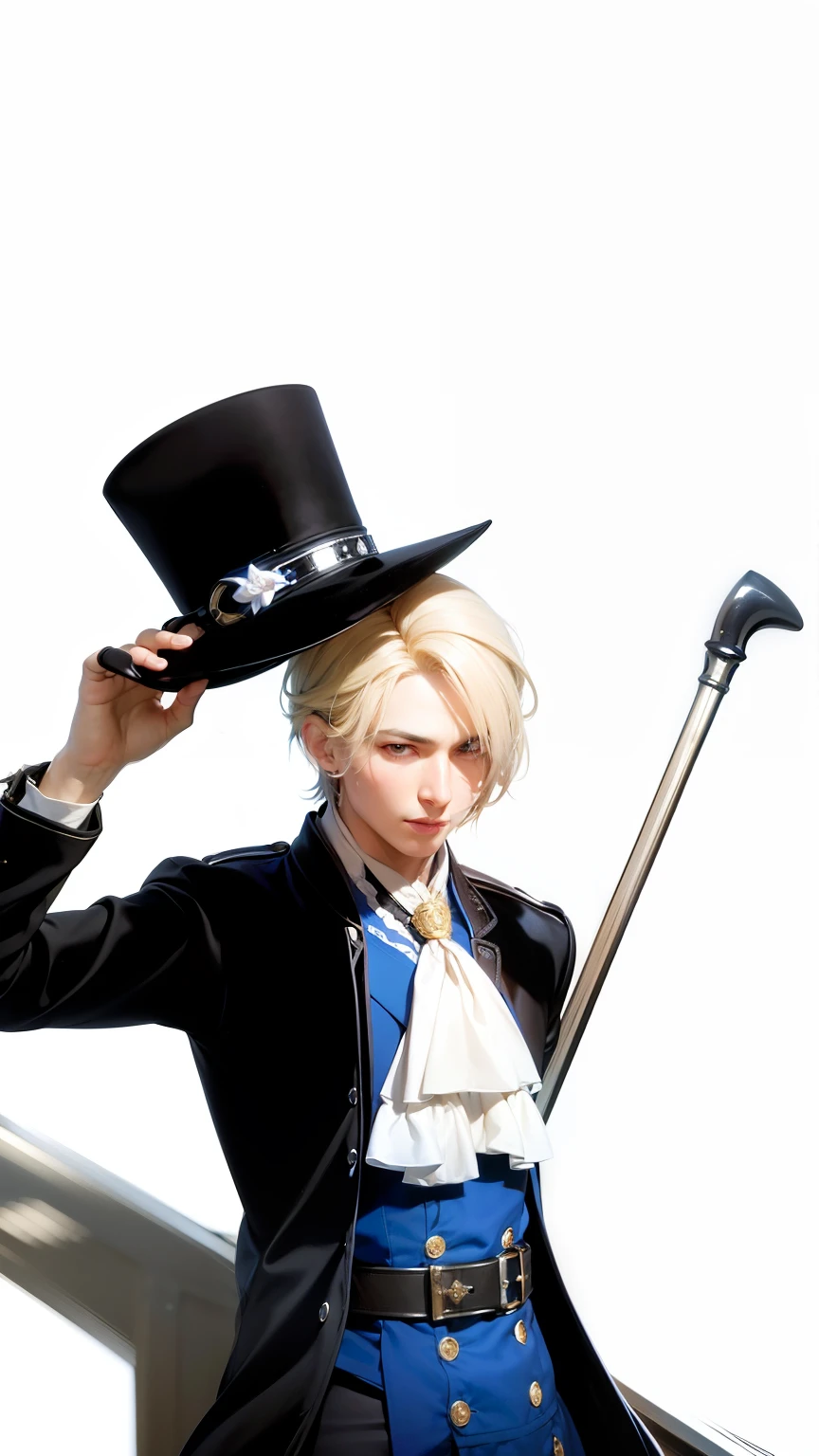 masculine male, masterpiece, ((perfect eyes)) best quality, (semirealism:1.9), beautiful lighting, (extremely detailed CG unity 4k fhd wallpaper), High Detail, Sharp focus, dramatic outdoors, 1 boy ,19 years old, white hair, light purpel eyes, smile.
