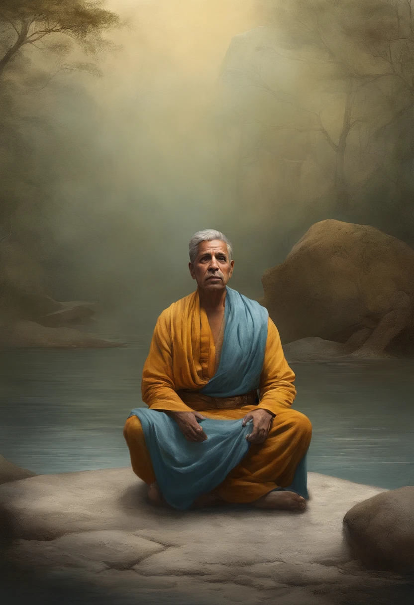 Wears a Loin cloth, bald, white , messy appearance,original,Wears a Loin cloth, bald, white , messy appearance,face,photo