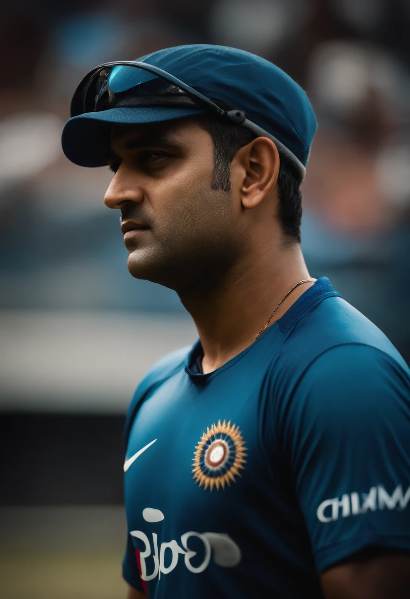 Portrait of a MS Dhoni