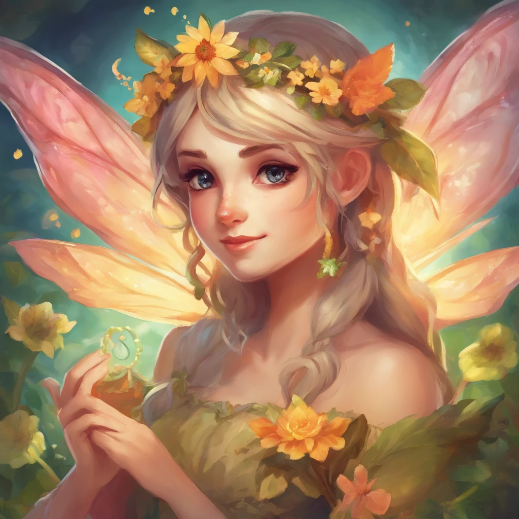 fantasy ,Very cute,Little Pixie Fairy,magic,Magic pollen
