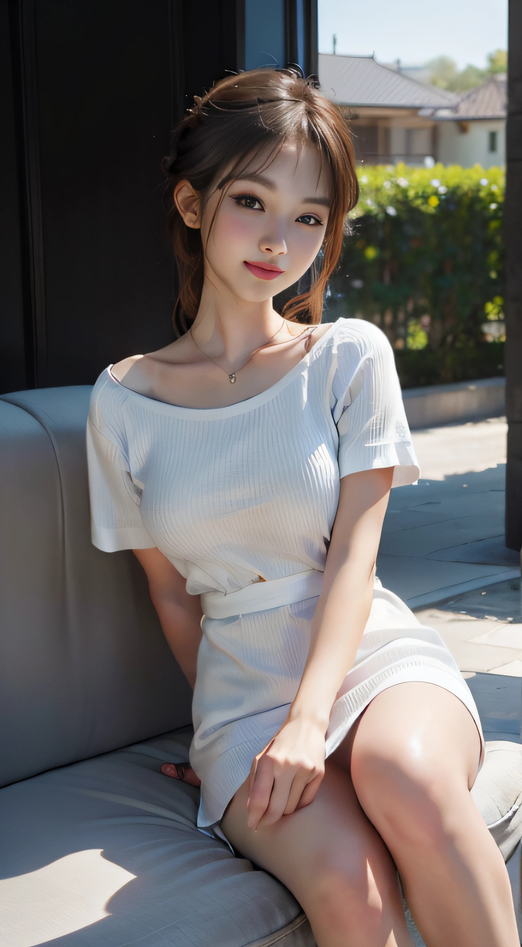 - [x] ((standing_on_one_leg, leg_up holding legs)), (white blazer with white skirt), (famous street open legs)), ((long legs)), sunlight, sunshine, (perfect figure: 1.1), (wavy brown hair: 1.2), full body photo, crowded famous street of Tokyo, ((wearing white see-through panties)), (highly detailed CG8k wallpaper ), (Very delicate and beautiful), (Masterpiece), (Best Quality:1.0), (Ultra High Definition:1.0), Micron, (Without Panties:1.7), Camel Toe, Perfect Lightning, Skirt Pull, Realistic Shadows, [High Definition], Detailed Skin, Ultra Detailed, Ultra Real, Ultra Fine Clothing Texture, Camel Toe, Ultra Fine Makeup, Spread Thighs, One Leg, Squatting on the Floor, High Heels, Large Earrings, Thighs, (loose top), beauty spot, overlook, (((potential NSFW)))