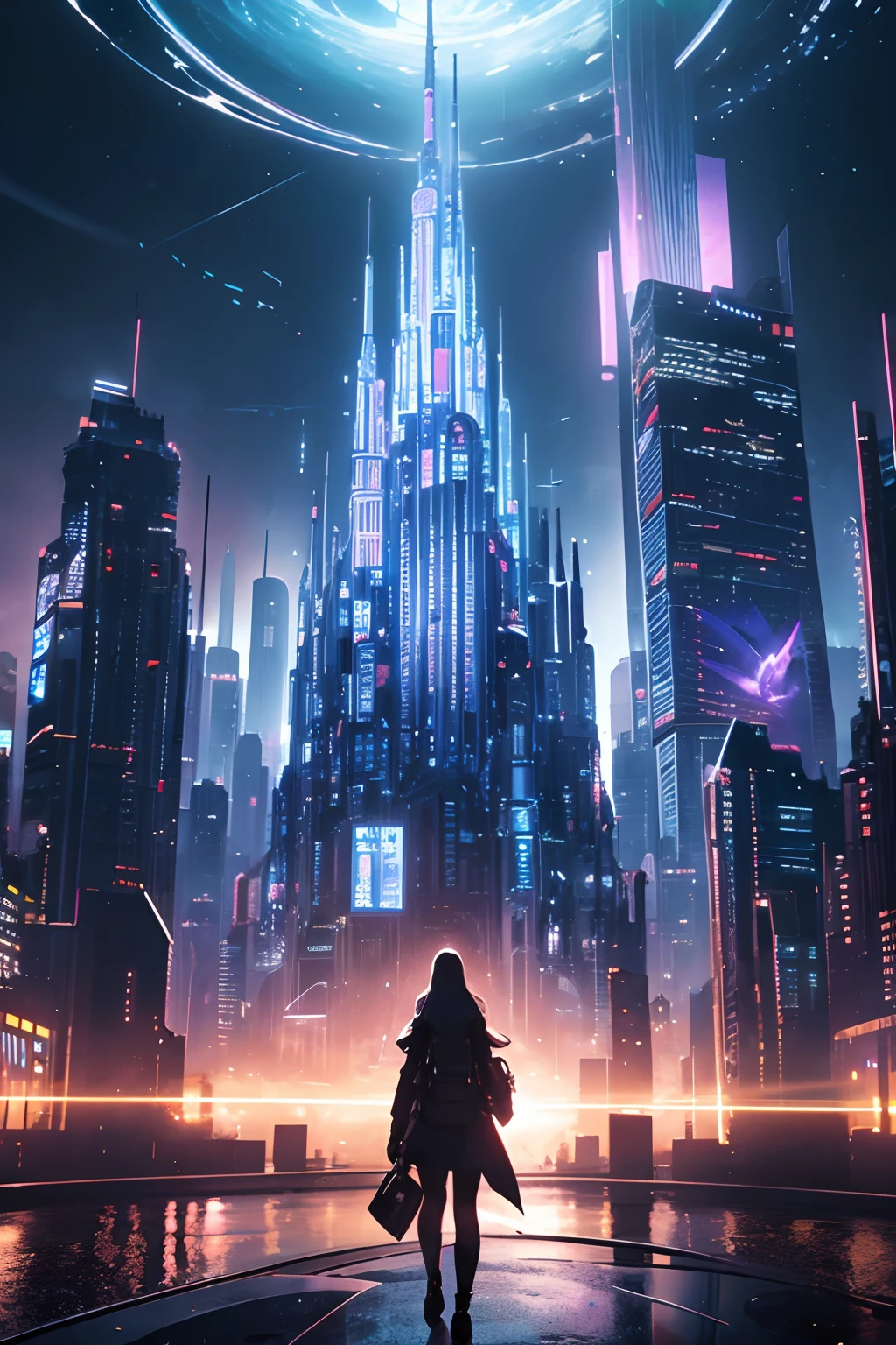 Future City, universe, Technology, Magic, reality,