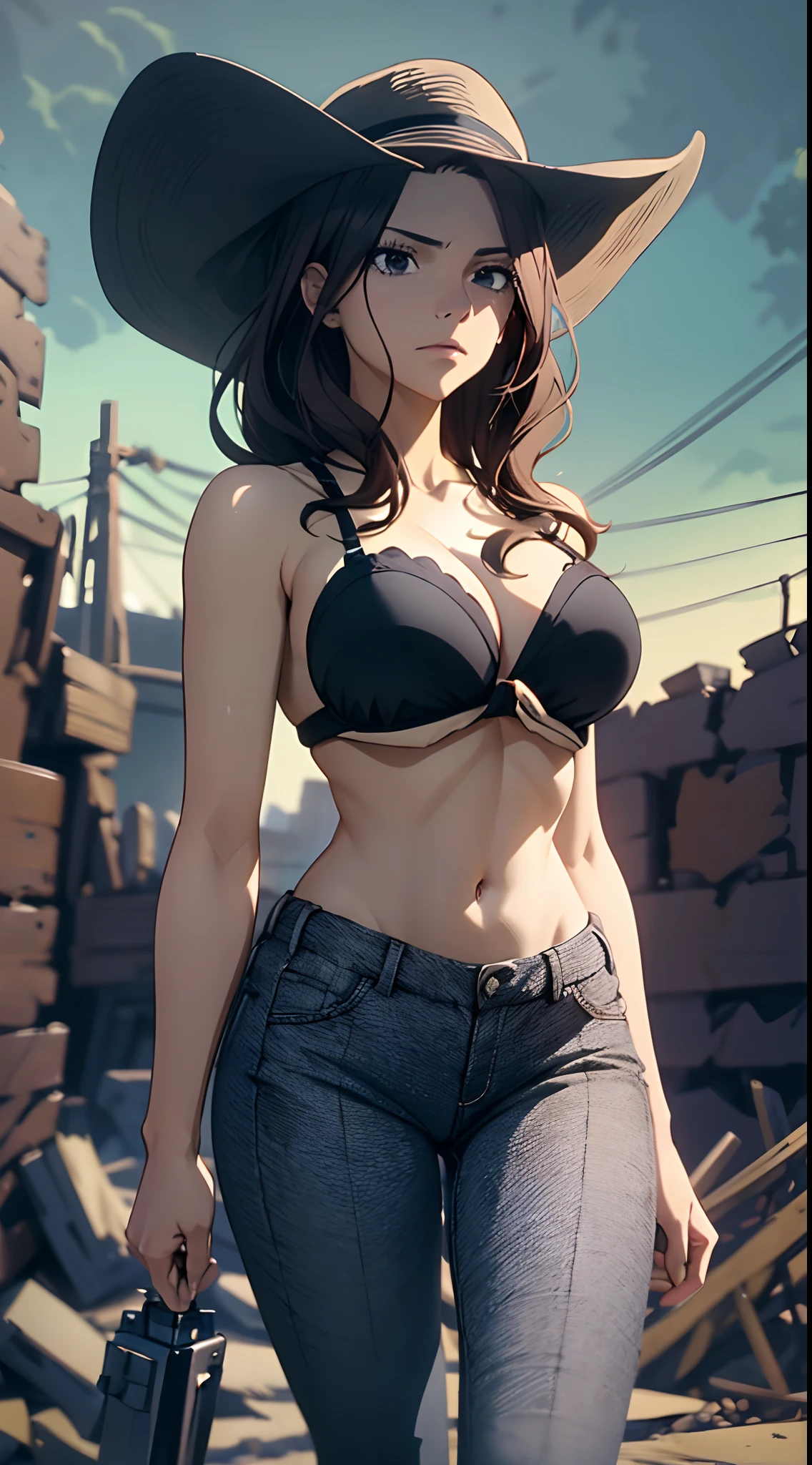 exercise, outdoors,morning,day, sunlight, looking at viewer, canaprets, pants, 1girl, masterpiece, absurdres , cinematic lighting,bust shot,extremely detailed CG unity 8k wallpaper, cowboy shot,