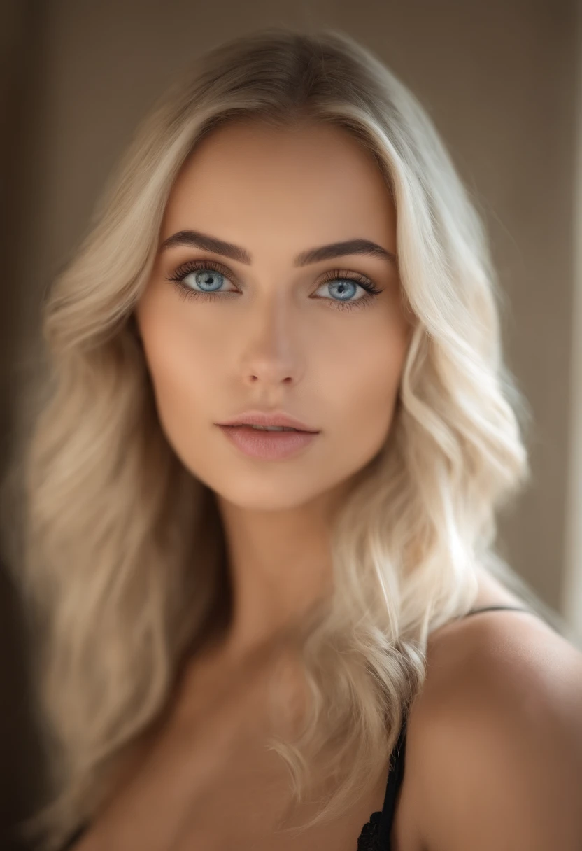 Oman with matching tank top and panties, Sexy girl with blue eyes, portrait sophie mudd, Portrait de Corinna Kopf, blonde hair and large eyes, Foto einer jungen Frau, ohne Make-up, Natural makeup, Looking with your back to the camera, Arsch rausgestreckt, Gesicht mit Artgram, dezentes Make-up, Great full body photo, im Zimmer, big boobs, grosser Arsch, Blond, Latein