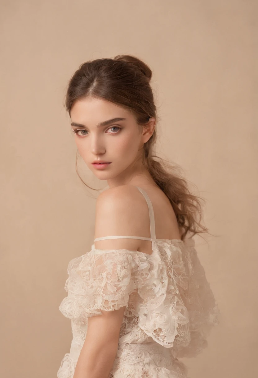((1 Spanish girl)), (Laia Manzanares) (Interpolation model, 17 years old, joven)), beautiful ethereal, full naked body, delgado, little guy, Luz suave, ((Estilo David Hamilton)), Imagen de cerca, Obra maestra, La mejor calidad, fotorrealista, 8k, High resolution, Piel detallada, 8k UHD, DSLR, Soft lighting, alta calidad, Film grain, Fujifilm XT3