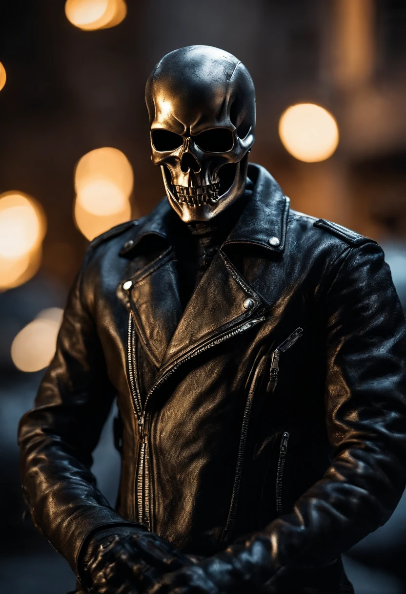 (Ghost rider) from (DC) photorealism, ultra detailed suit, highly details, 16k, uhd.