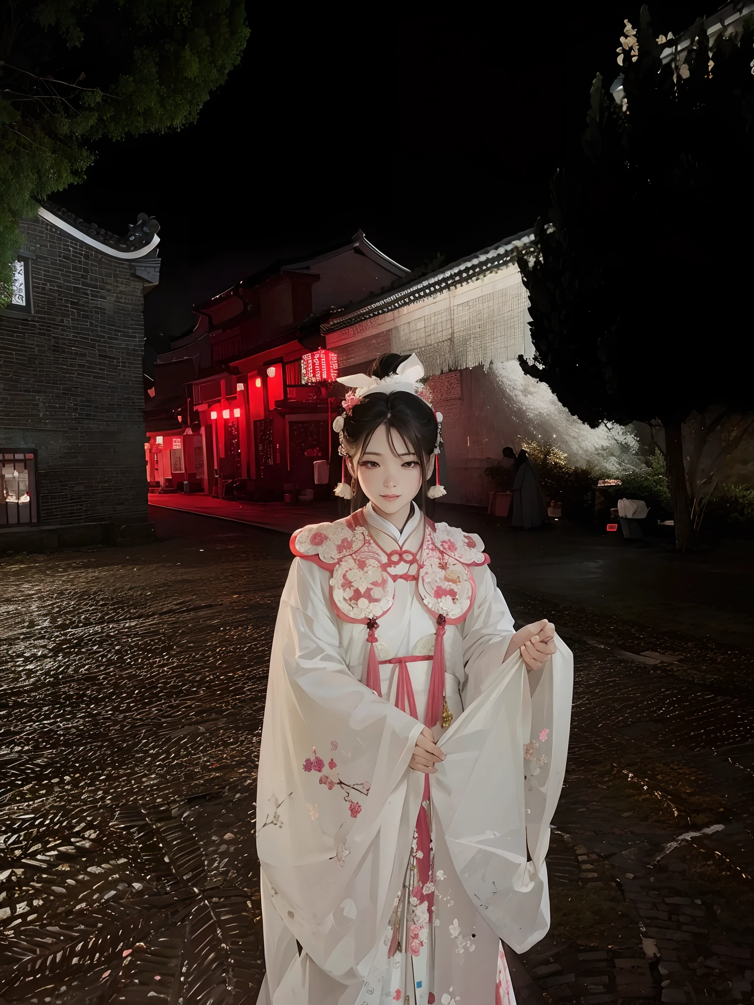 Beautiful Hanfu woman