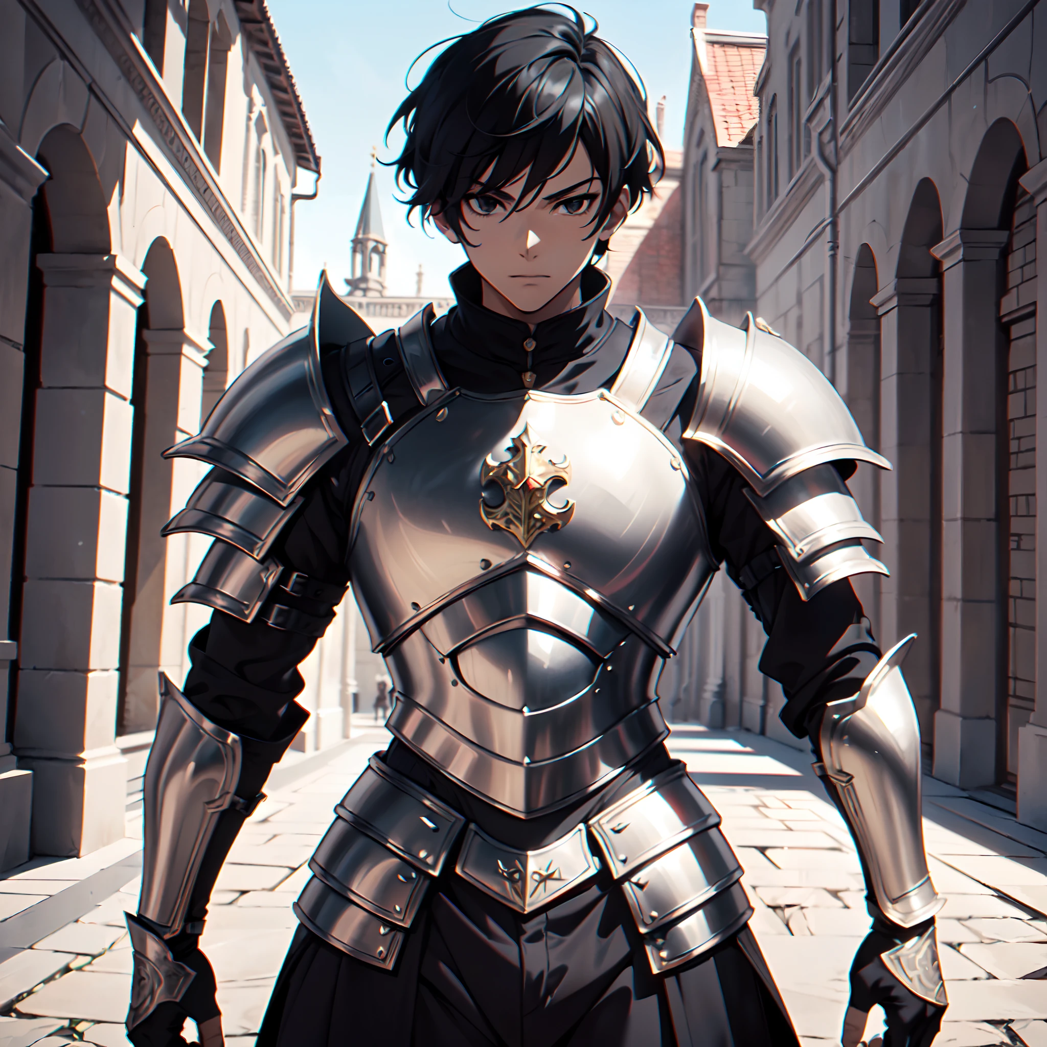128K Ultra High Definition,
128K Ultra High Quality,
128K Ultra High Resolution,
Best Definition,
Best Quality,
Best Resolution,
Perfectly Detailed,
Perfectly Designed,
Extremely Detailed,
Extremely Designed,
Hyper Detailed,
Hyper Definition,
Hyper Quality,
Hyper Resolution,
Masterpiece,
(((Anime))),
Body Shot,
(((Boy))),
Handsome,
Muscular Body,
(((Black Short Hair))),
(((Black Eyes))),
(((Hyper Detailed & Perfectly Designed Armor Plates))),
(((Hyper Detailed & Perfectly Designed Baron Armor))),
(((Inside Of Medieval Royal Palace Background Scenery))),