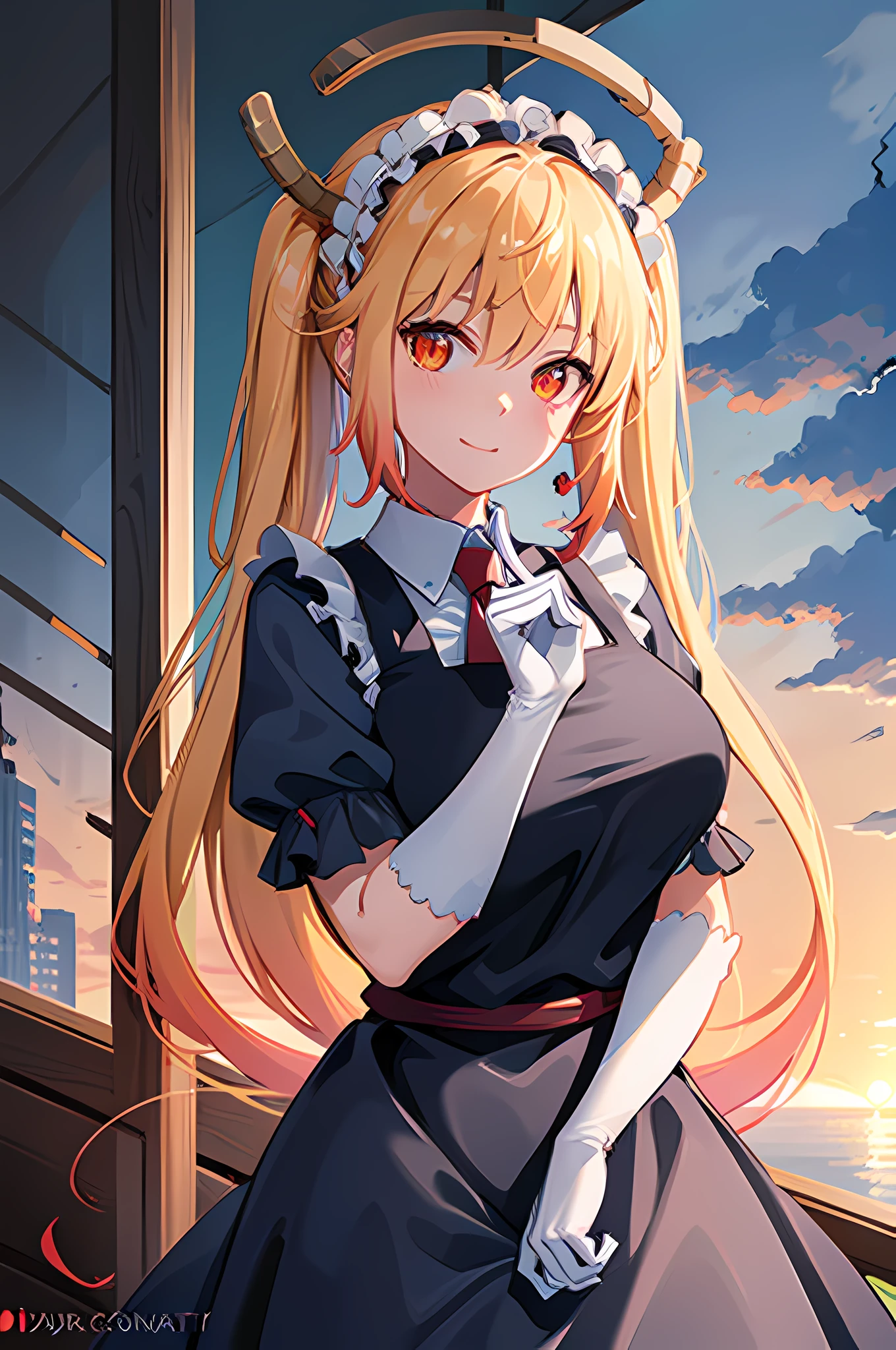 (blushed red,cute,smile,happy,shy,looking at viewer,cute pose,perfect eyes,masterpiece,Suburban,twilight,sunset,perfect background,simple background,highres) A cute girl stands in a Suburban setting, with the twilight sky creating a beautiful sunset backdrop. Her cheeks are blushed red, showcasing her shyness and innocence. With a cute pose, she looks directly at the viewer with her perfect, captivating eyes. The entire scene is meticulously detailed, with every aspect of her being a true masterpiece. The artwork is of the highest quality, with ultra-detailed elements and a photorealistic style. The composition is focused on the girl, placed in a simple yet perfect background that enhances the overall aesthetics. The high-resolution image allows for every detail to be seen clearly, ensuring a visually stunning experience.