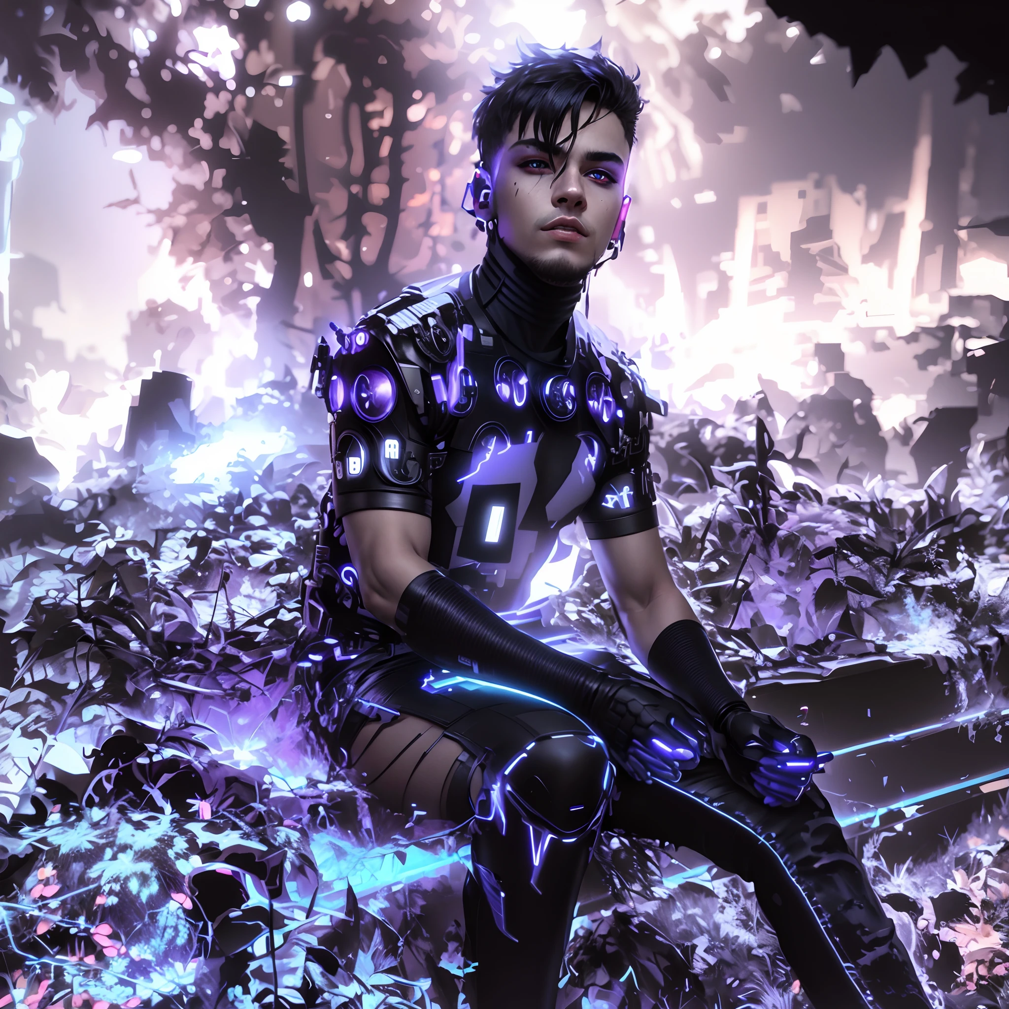 Change background cyberpunk handsome
boy, realistic face, 8k, ultra realistic,