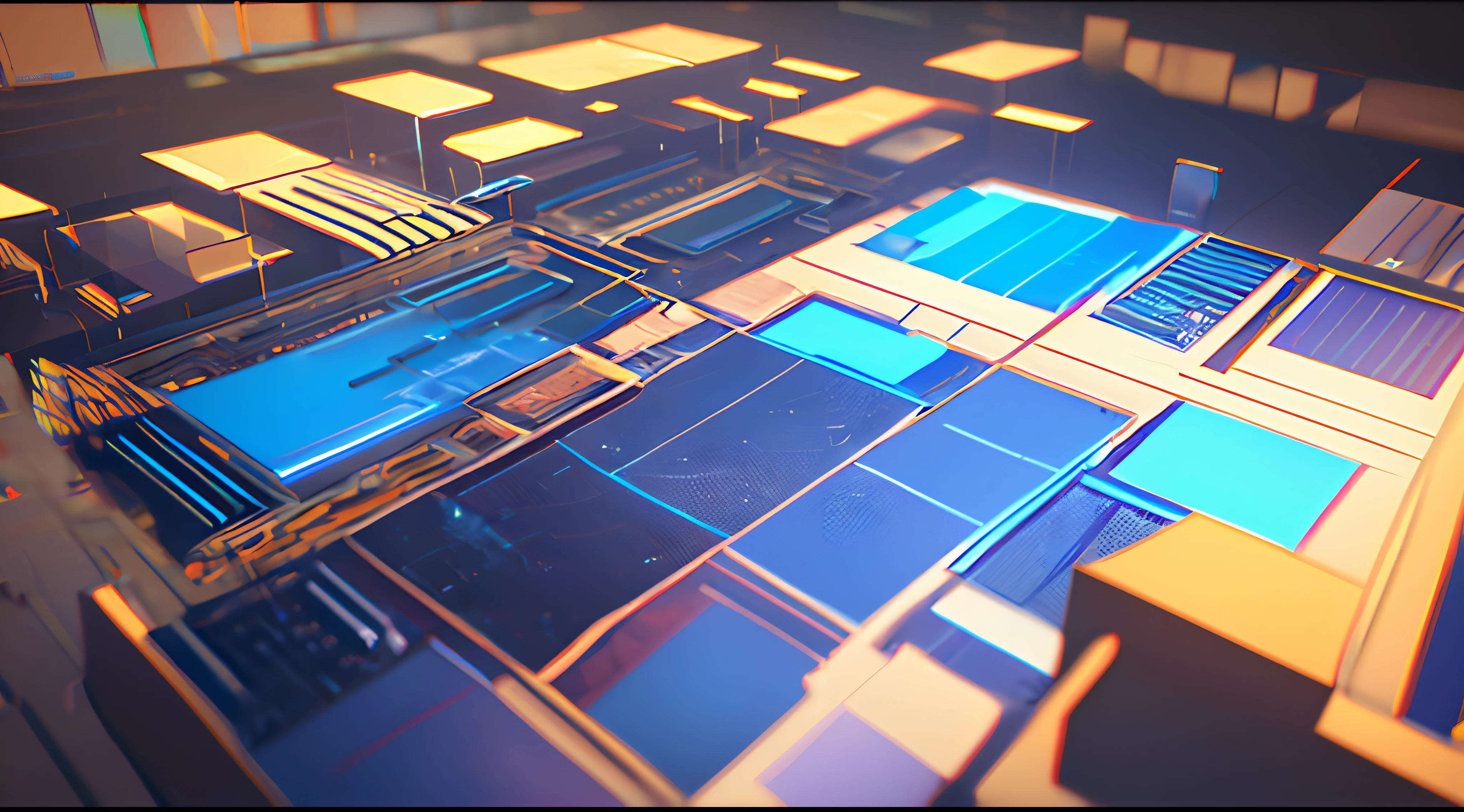 Engaging 3D visualization featuring stunning graphs、glinting