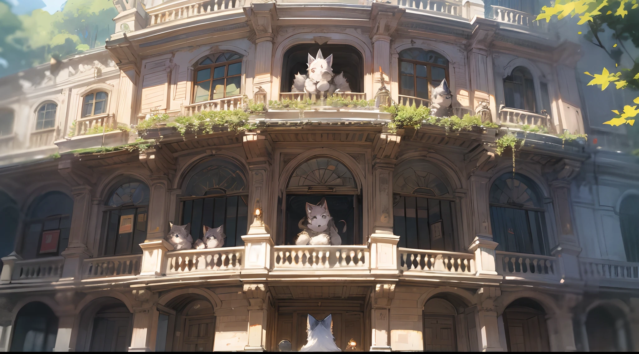 super high resolution, detailed background, World Heritage Site, 6+boys, 6+girls, Happy, joyful, absurdres(Photos of solo travelers)(kemono, furry anthro),