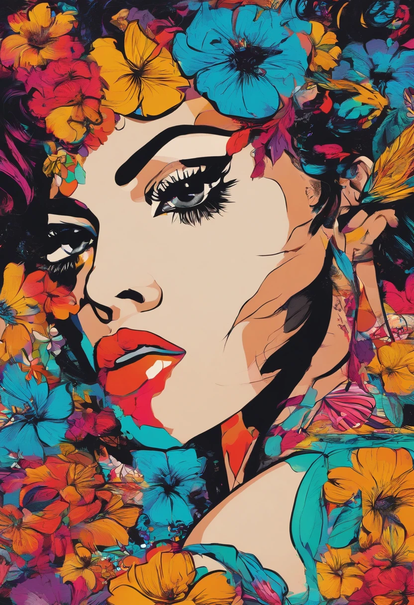 mulher negra, elegante, vivid colors, Atmospheric,sereno,lua cheia brilhante ao lado direito, Magic, elegante, Borboletas,lua cheia, flores florescendo, em movimento, Dramatic, corpo inteiro, organic composition,Foto bruta Magic