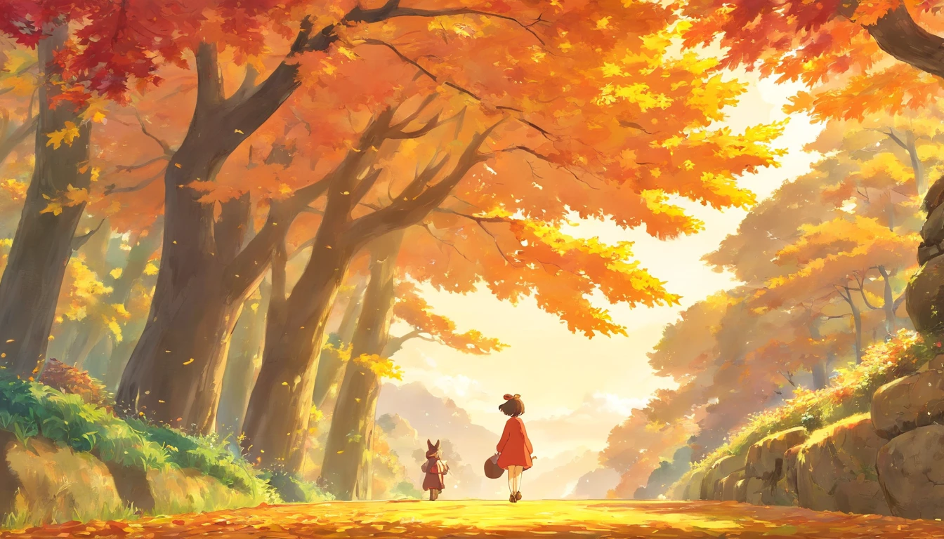 Pleasant sunshine in autumn,Happiness,Inner peace,wanting