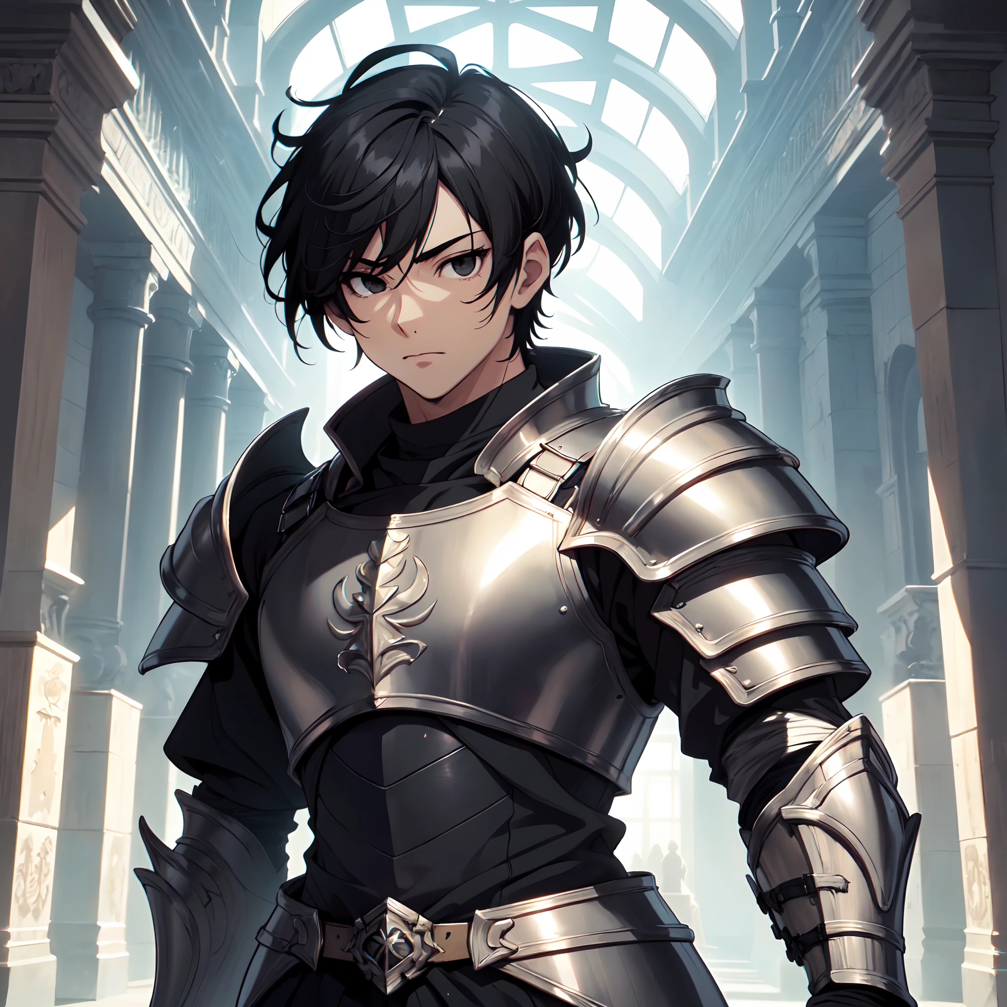 128K Ultra High Definition,
128K Ultra High Quality,
128K Ultra High Resolution,
Best Definition,
Best Quality,
Best Resolution,
Perfectly Detailed,
Perfectly Designed,
Extremely Detailed,
Extremely Designed,
Hyper Detailed,
Hyper Definition,
Hyper Quality,
Hyper Resolution,
Masterpiece,
(((Anime))),
Body Shot,
(((Boy))),
Handsome,
Muscular Body,
(((Black Short Hair))),
(((Black Eyes))),
(((Hyper Detailed & Perfectly Designed Armor Plates))),
(((Hyper Detailed & Perfectly Designed Baron Armor))),
(((Inside Of Medieval Royal Palace Background Scenery))),